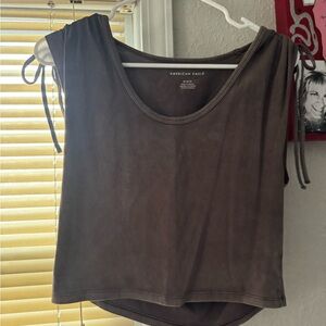 American Eagle Outfitters Women's Tan/Gray  Tank Top BOGO